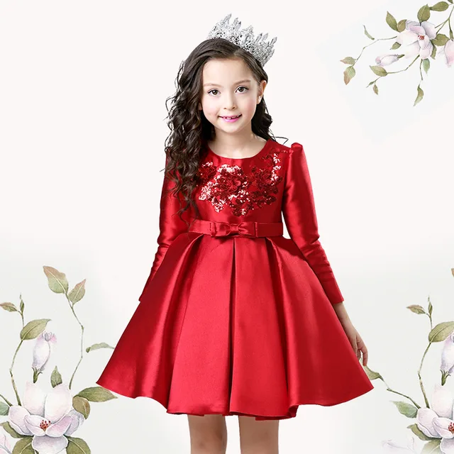 Buy Princess Autumn Winter Baby Girl Dress Flower Girl
