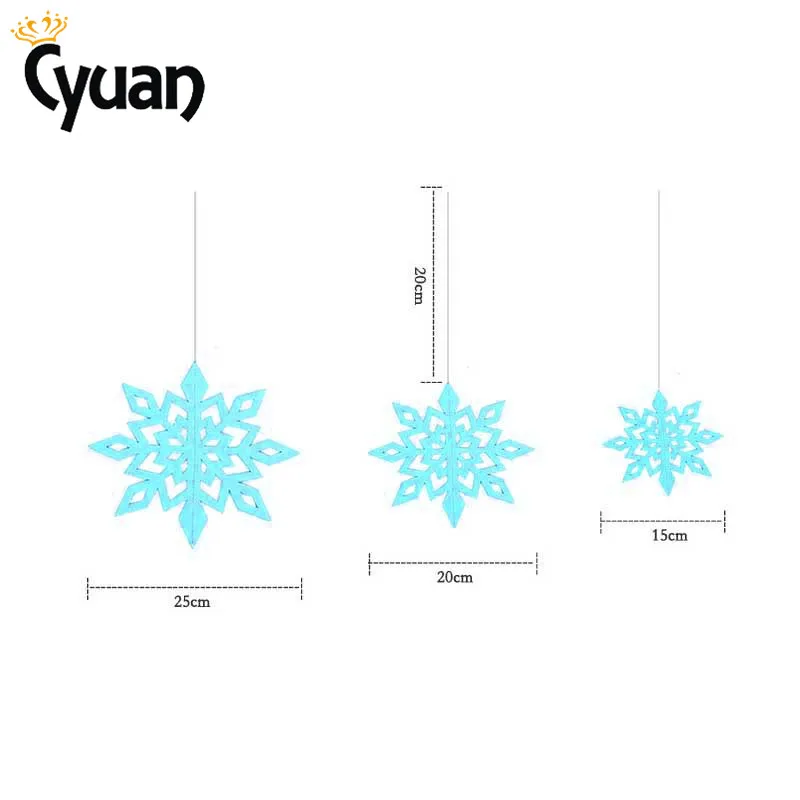 Cyuan Frozen Party Decor Christmas Snowflakes Decorations 3D Hollow Snowflake Paper Garland Christmas Wedding Decoration Winter Cyuan Frozen Party Decor Christmas Snowflakes Decorations 3D Hollow Snowflake Paper Garland Christmas Wedding Decoration Winter