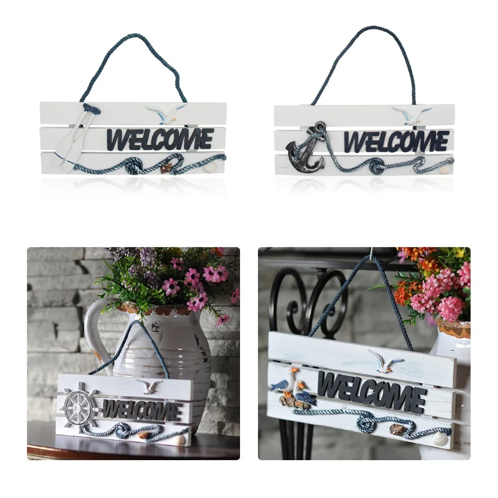 Vintage Wall Door Hanging Wooden Sign Plaque Board Home Garden