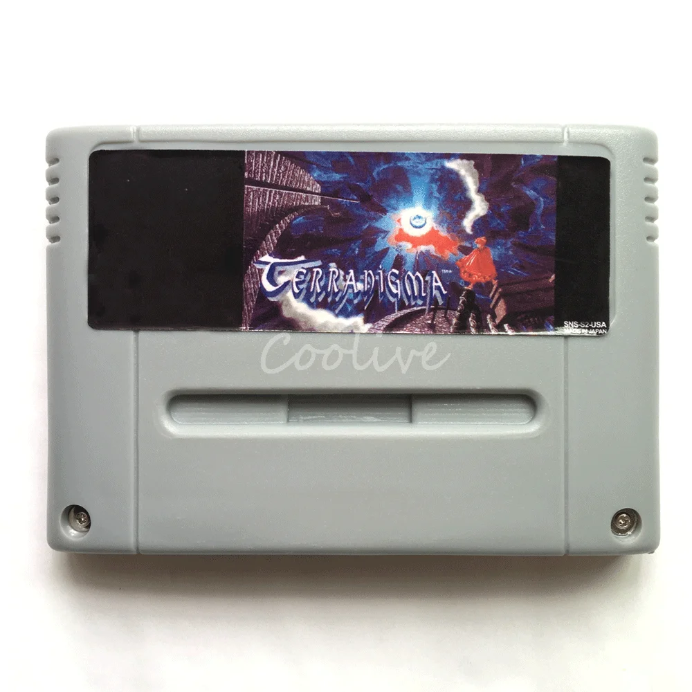 

Terranigma Video Game Card for 16 Bit Super Console EUR PAL Version 46 pin