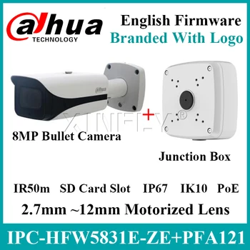

Dahua IPC-HFW5831E-ZE 8MP WDR Bullet Network Camera With Junction Box PFA121 Upgradable IPC-HFW4831E-ZE IPC-HFW5831E-Z5E Logo