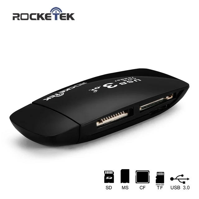Best Price Rocketek usb 3.0 multi 4 in 1 memory card reader 5Gbps adapter for SD/TF CF MS micro SD pc computer laptop accessories Best Price Rocketek usb 3.0 multi 4 in 1 memory card reader 5Gbps adapter for SD/TF CF MS micro SD pc computer laptop accessories