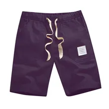 Новые мужские летние модные повседневные брюки с карманами для работы на открытом воздухе, однотонные шорты с карманами для бега на шнурке#4A24