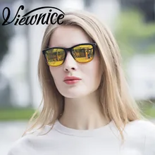 Conduccion polarizadas Viewnice gafas de Sol mujer gafas de sol de Pesca gafas de Sol de Moda UV400 Disenador de Plata de Las Mujeres