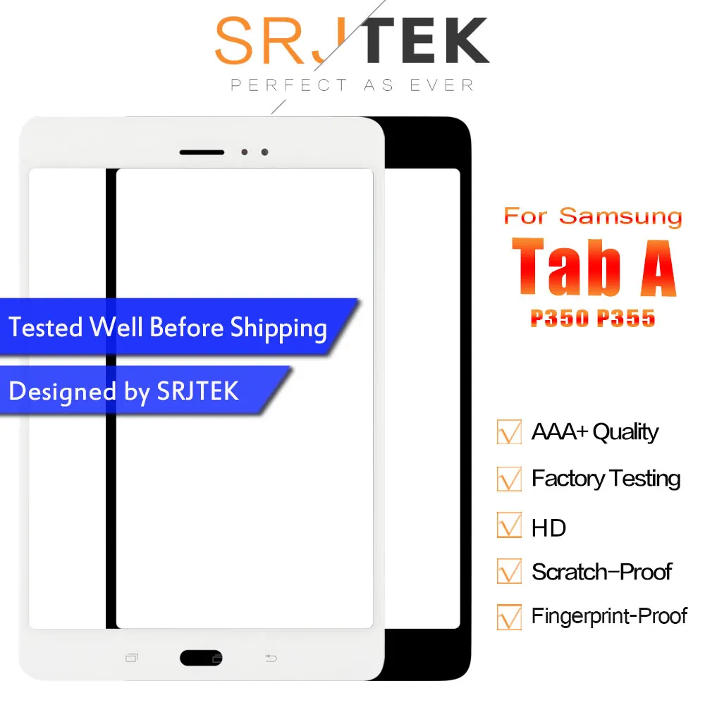 SRJTEK " для samsung Galaxy Tab A SM-P350 P350 SM-P355 P355 сенсорный экран дигитайзер сенсор стеклянная панель планшетный ПК Замена