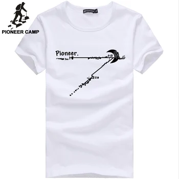 

Pioneer Camp new 2018 mens t shirt print summer o-neck casual cotton fashion men t-shirt swear breathe