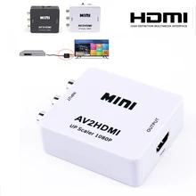 AV to HDMI Box Mini Full HD Male to Female AV to HDMI Video Converter for HDTV TV PS3 PS4 PC DVD Xbox Projector AV to HDMI Box Mini Full HD Male to Female AV to HDMI Video Converter for HDTV TV PS3 PS4 PC DVD Xbox Projector