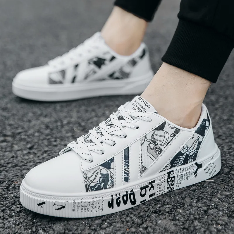 

Men Sneakers Comfortable Shoes Men Fashion Slip-On Men's Casual Shoes Personality Design