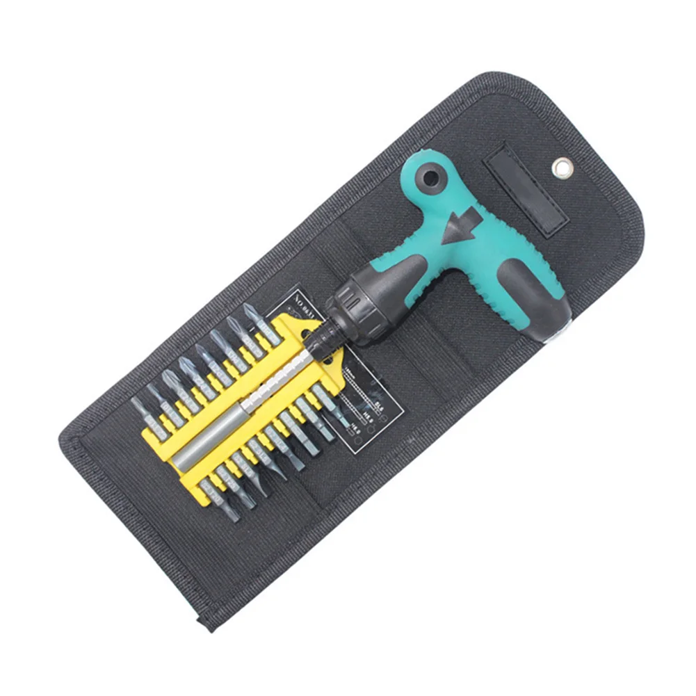 

17pcs Ratchet Screwdriver Set T Type Wrench Bit Multifunction Hand Tool Sets WWO66