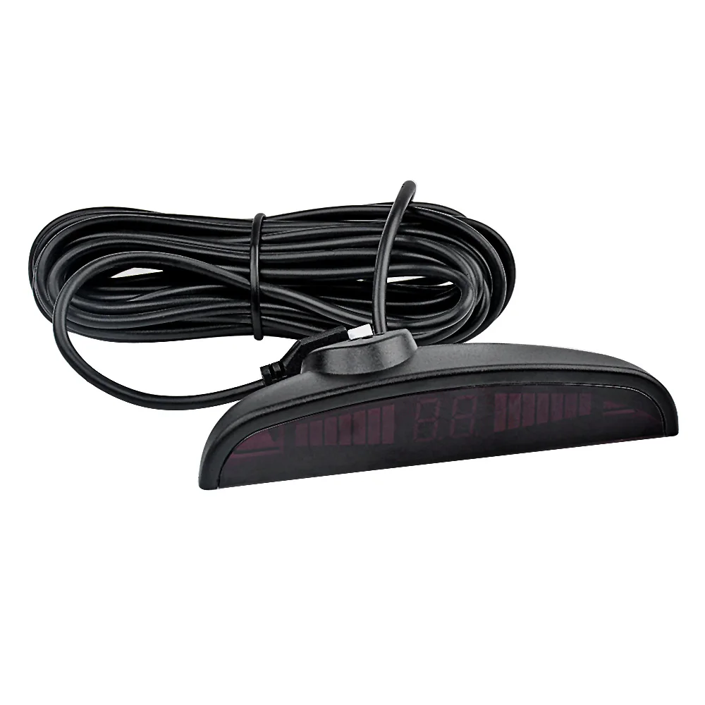 AOSHIKE Car Auto Parktronic LED Parking Sensor with 4 Sensors Reverse Backup Car Parking Radar Monitor Detector System Display