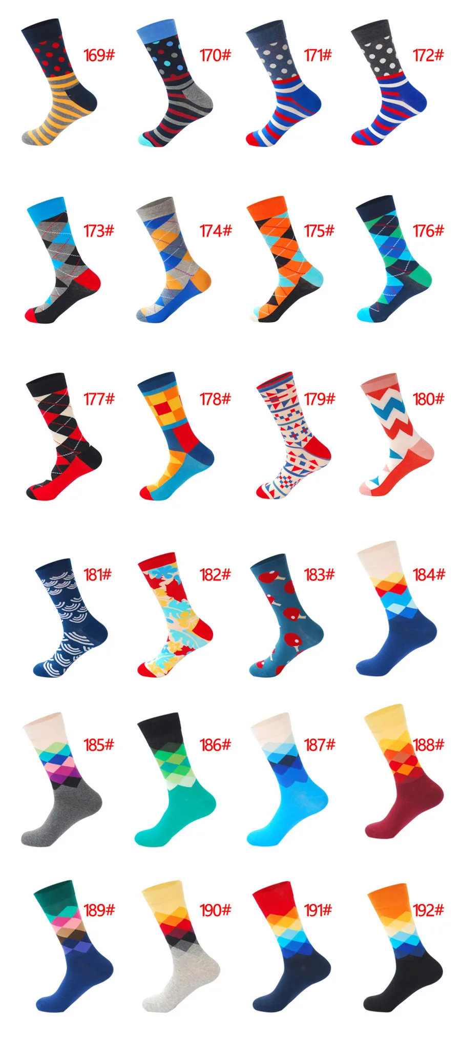 Брендовые качественные индивидуальные Дизайн Happy Socks Для мужчин/Для женщин носки контакт с клиентом Услуги перед заказом