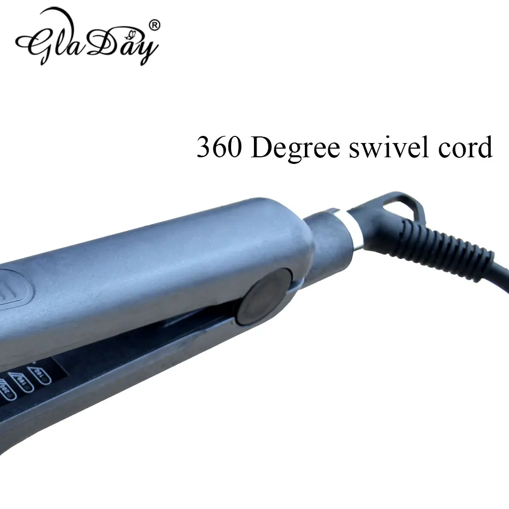Высококачественные щипцы для волос, нано титановые пластины, профессиональный утюжок для завивки волос 110-240 в, инструмент для укладки волос