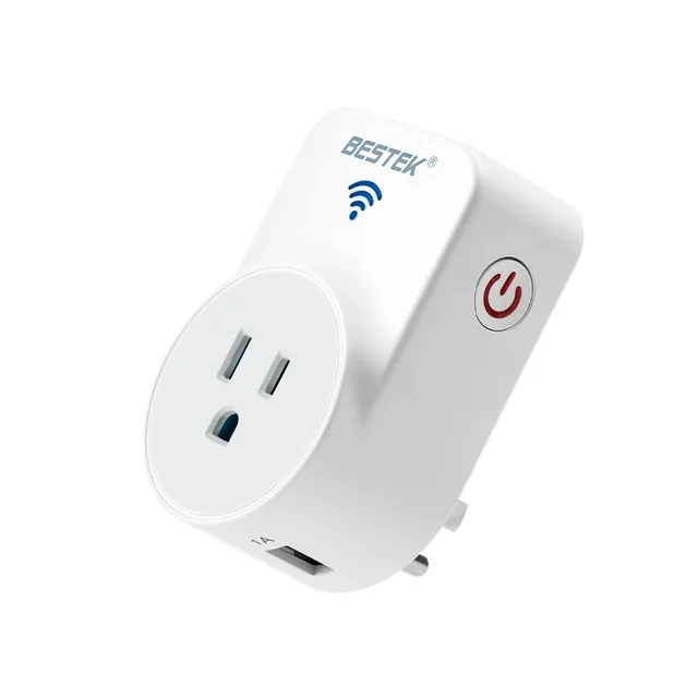 BESTEK Wifi Socket Plug Outlet Dual USB 5V Compact Travel