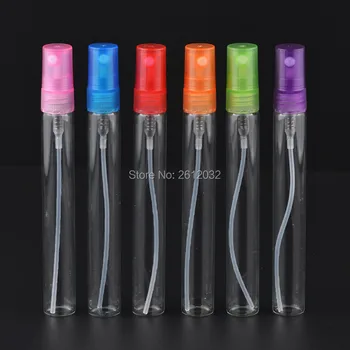 

Mini Portable Colorful 10ml Perfume Spray Bottles Atomizer Refillable Empty Cosmetic Containers For Travel Women F201707