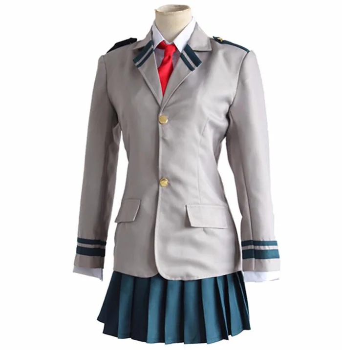 Аниме Boku no Hero Academia Midoriya Izuku Bakugou Katsuki OCHACO URARAKA карнавальный костюм школьная форма My