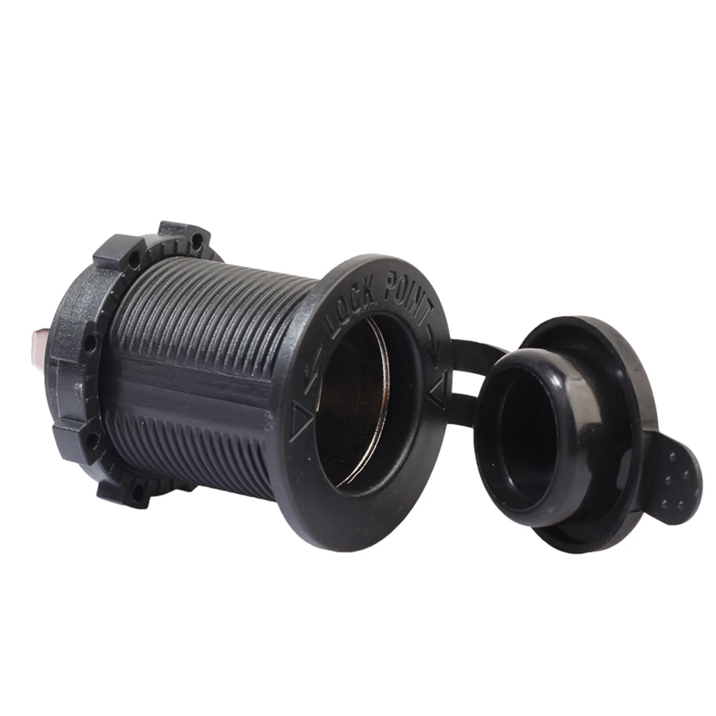 

ABS Car Auto Motorcycle 12V Cigarette Lighter Waterproof Lid Female Socket Power Outlet Plug
