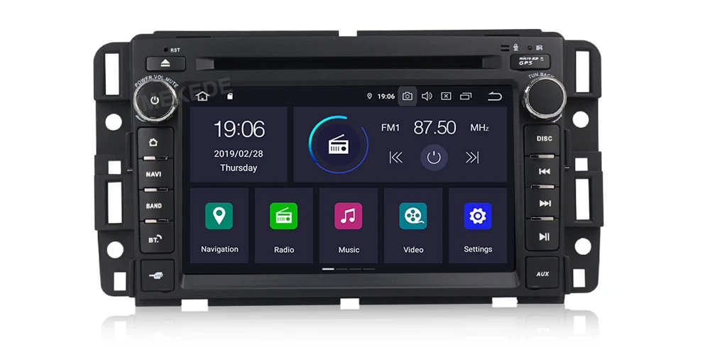 Mekede Android9.0 встроенный DSP ips автомобильный DvD gps мультимедийный плеер для Chevrolet/Silverado/Tahoe/Monte GMC Yukon/Denali/Acadia