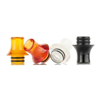 

SKRR-S Mini/OFRF gear rta/Digiflavor Siren 2 V2 Replacement 9mm Bore Polished Resin Epoxy 510 MTL Drip Tip