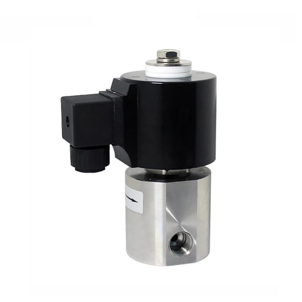

12PCS of 1/4'' High Pressure Solenoid Valve Normally Closed SS304 PTFE Seat PN250 Bar free shipping
