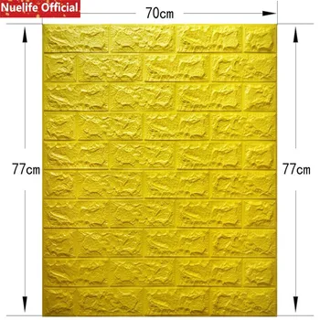 

3d brick pattern DIY waterproof wall stickers kids room bedroom living room TV background anti-collision soft package wallpaper