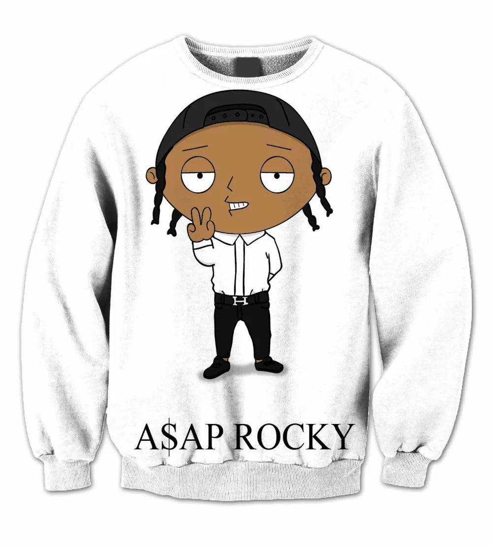 Compra crewneck asap rocky online al por mayor de China