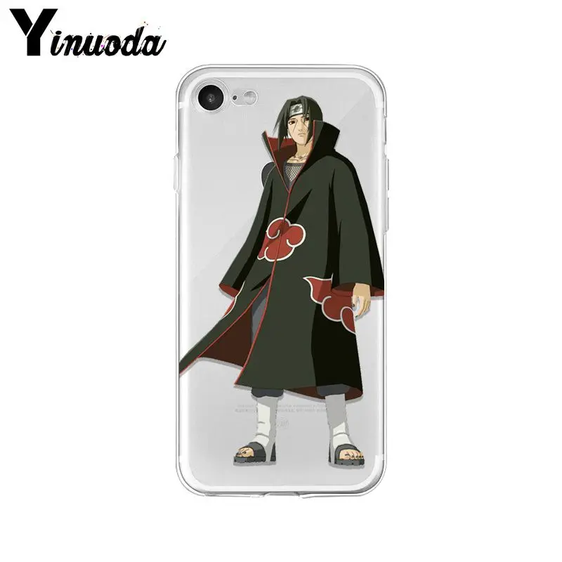 Yinuoda Naruto Akatsuki 2018 цветной чехол для телефона iPhone 8 7 6 6S Plus X XS max 10 5 5S SE XR Coque