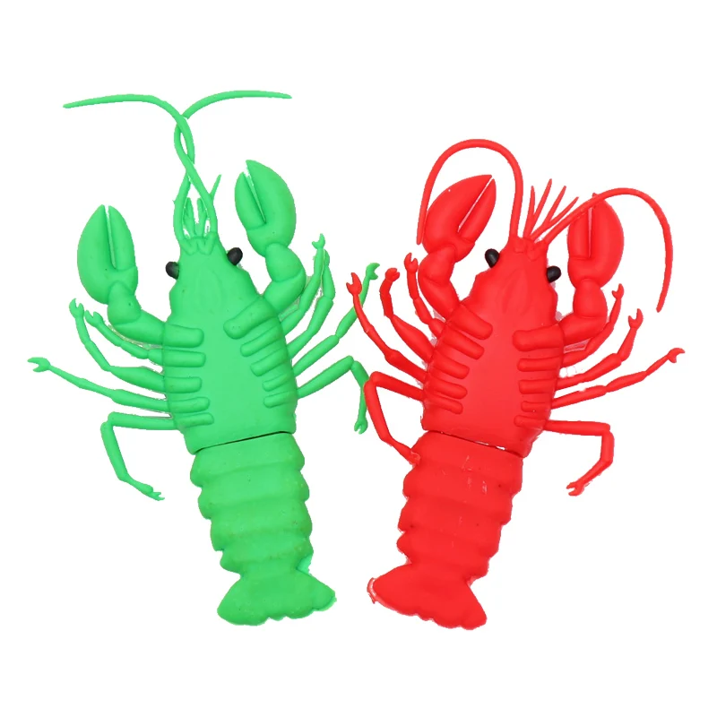 

USB 2.0 cartoon shrimp flash drive 4GB 8GB 16GB 32GB 64GB pen drive cute memory stick mini computer gift pendrive usb stick cle