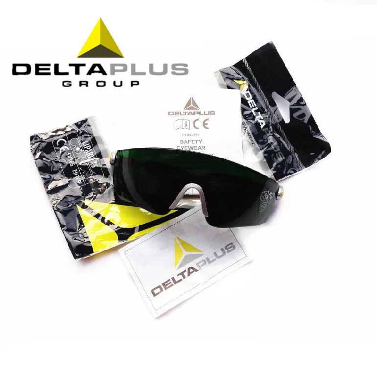 DELTA PLUS 101012 보호 고글, IR5.0 광선 투과 용접 안경, 야외 라이딩 안전 안경 적용 가능
