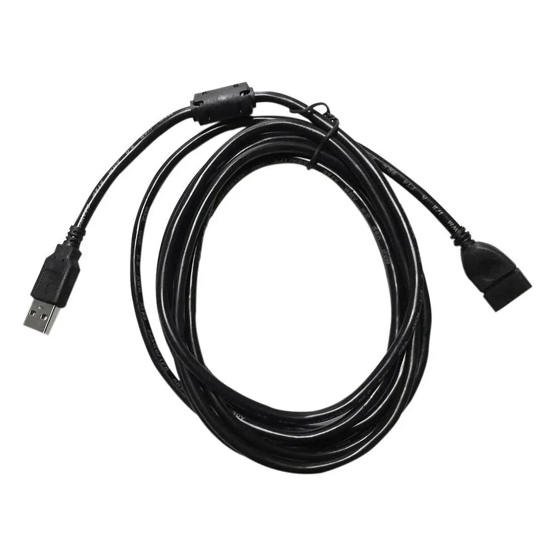 Black Черный 10 футов USB 2,0 Удлинительный кабель типа А «Мама-папа» черный - Цвет: Black