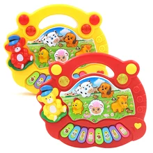 Детские музыкальные развивающие пианино животные ферма развивающая музыкальная игрушка Горячая Распродажа