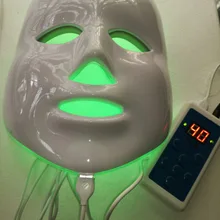 Модернизированный устройство фотодинамической терапии для фотоны; светодиод маска для лица 7 видов цветов свет терапия по омоложению кожи морщин аппарат для лифтинга лица маска