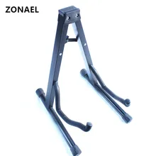 Zonael alta calidad nuevo 2 colores Guitarras soporte plegable universal una Marcos uso para eléctrica acústica Guitarras soporte de suelo titular