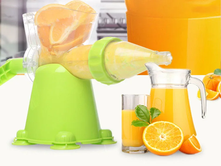 1PC Juicer Manual Hand Orange Slow Juicers Lemon Extractor Machine Blend Fresh Health Corn Kitchen Tools OK 0347 | Дом и сад