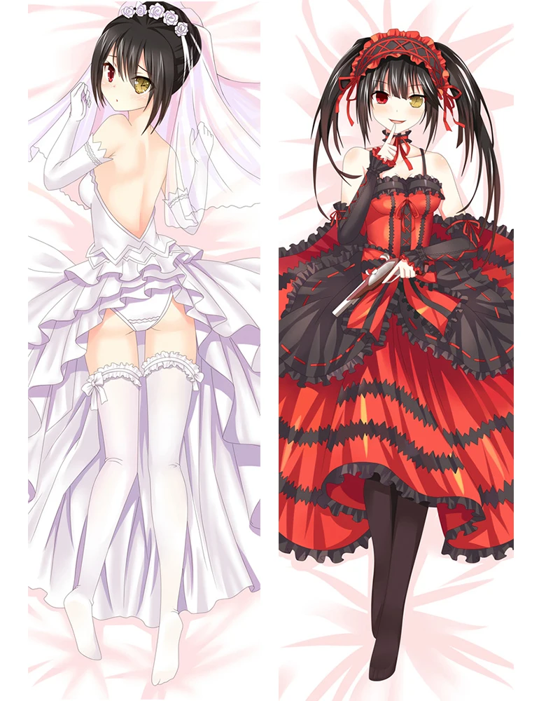 Date A Live Kurumi Tokisaki Anime Hugging Body Pillow Cover Case New 72027 1