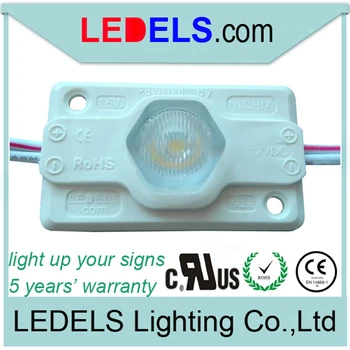 

60pcs/lot ,c/UL Listed CE ROHS approved 12v 1.6w 120LM edge light led light for display case