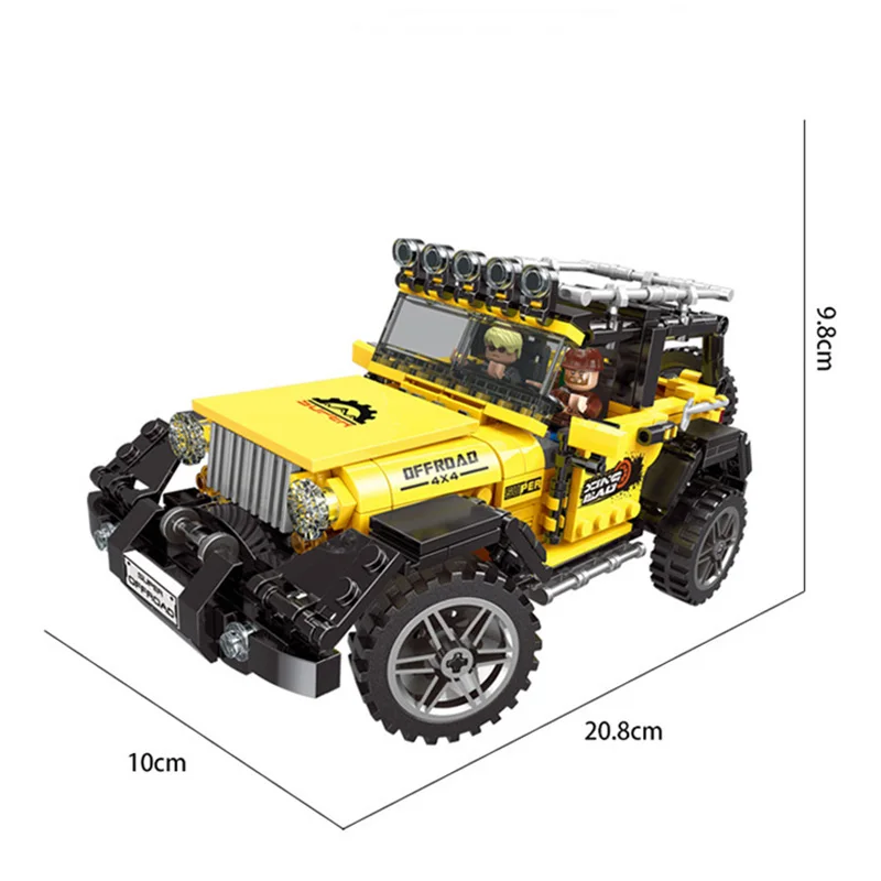 Offroad Adventure Set Building Blocks Car Series Bricks Toys For Kids Educational Kids Gifts Model Compatible Legoings 610pcs Offroad Adventure Set Building Blocks Car Series Bricks Toys For Kids Educational Kids Gifts Model Compatible Legoings 610pcs