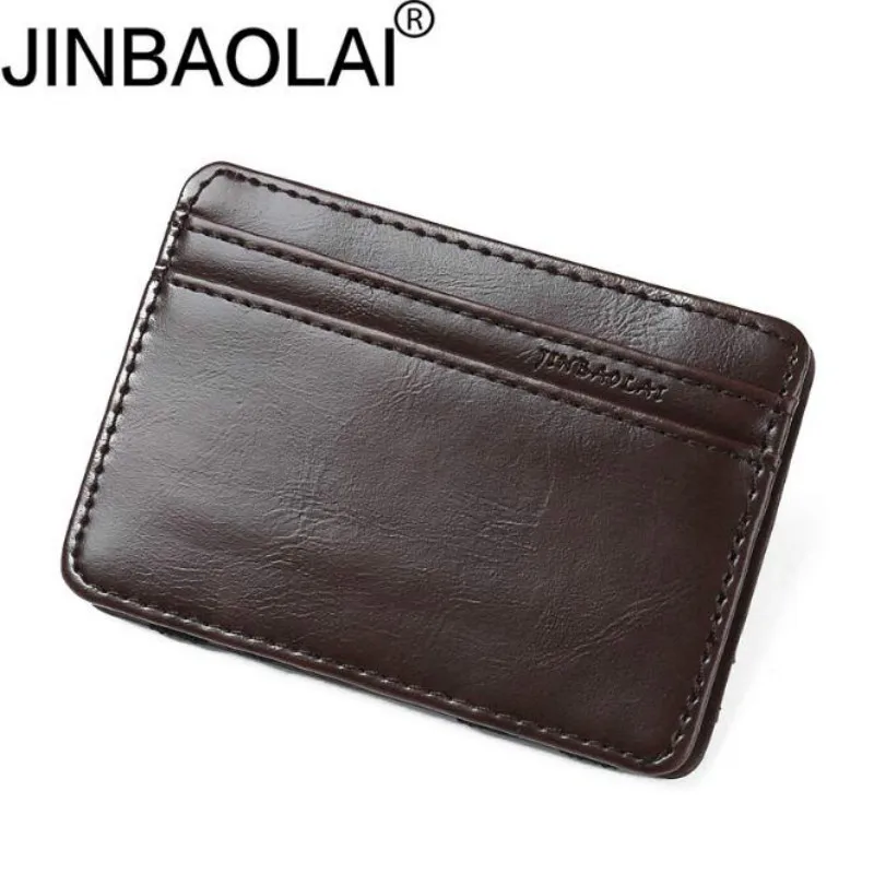 

2018 Brand fashion Vintage Style High quality PU leather magic wallets mini multifunctional card holder magic wallets