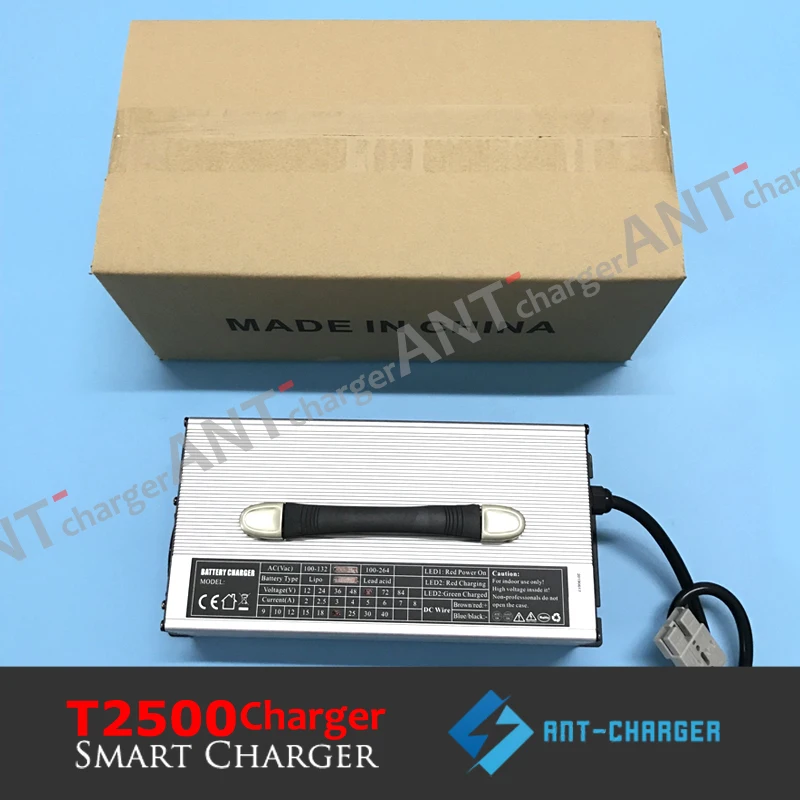 Customized 2500W 24V 70A Automatic Intelligent Battery Charger 24V70A Maintenance-free Lead Acid Battery Charger with Overcharge Protection