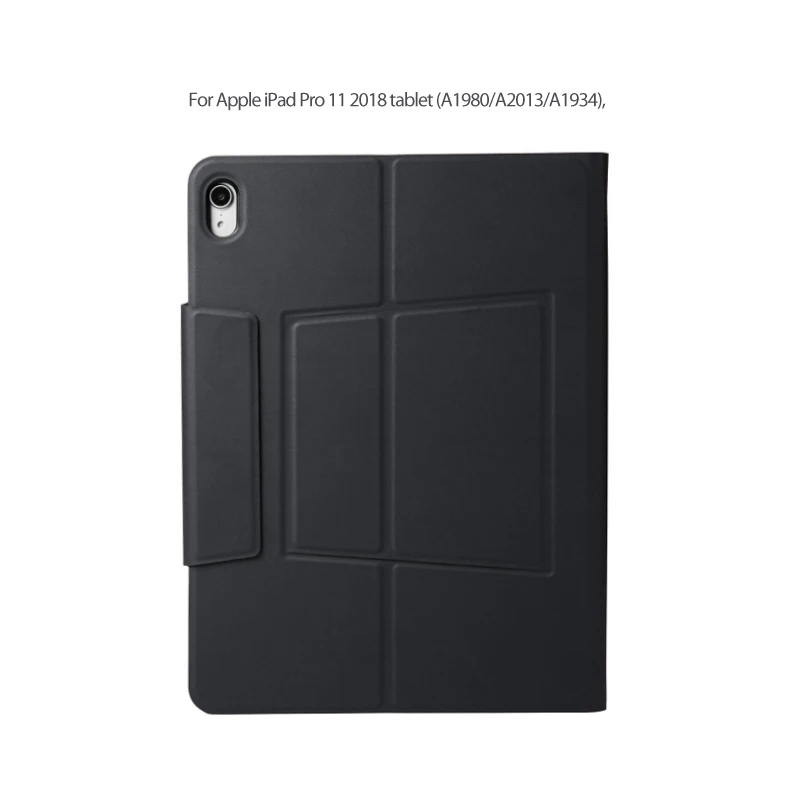 Black Чехол с клавиатурой witsp@ d для iPad pro 1" 12,9", Чехол «Все-в-одном», беспроводной чехол с клавиатурой Bluetooth и держателем для карандашей iPad и зарядкой - Цвет: Black