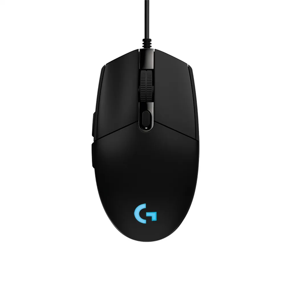 Проводная игровая мышь logitech G102 8000 dpi 6 программируемых кнопок RGB оптическая мышь для компьютера USB мышь ноутбука 719#2 - Цвет: BK