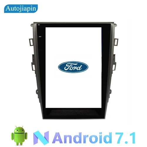 

AUTOJIAPIN 12.1" inches Vertical Screen Android 7.1 Quad-Core Car Multimedia player GPS Navi for FORD Mondeo 2013-2017 AUTO A/C