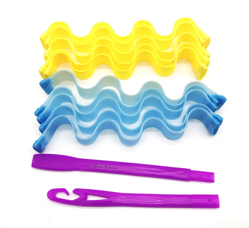 

Hairstyle Roller Magic Hair Curlers Portable With 2pcs Hooks Sticks Durable Beauty Styling Makeup Tools