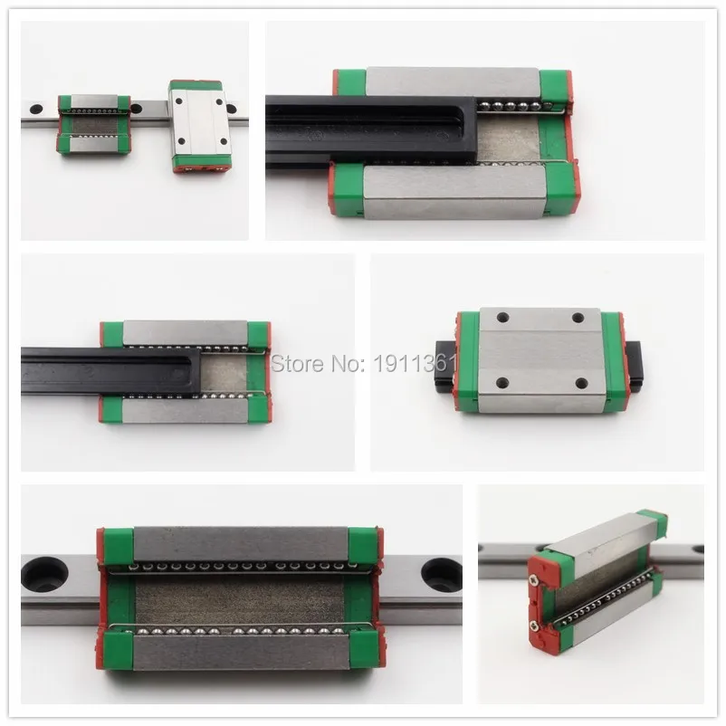 9 мм линейный направляющий блок MGN9H 1 шт.+ рельс MGN9 L = 75 мм 1 шт