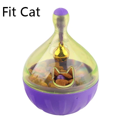 Tumbler Fit Cat В форме косточки; для домашних животных игрушка Веселая миска игрушечный питатель кошка стакан утечки Еда кошки игрушка мяч щенок и тренировочных упражнений, веселая миска - Цвет: Tumbler Fit Cat
