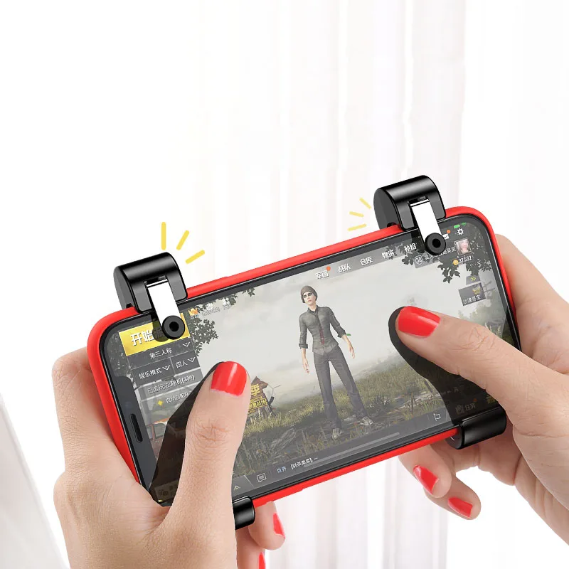  Mobile Game Controller For Cell Phone Dzhostik PUBG Mobile Joystick Gamepad L1 R1 Fire Button For M