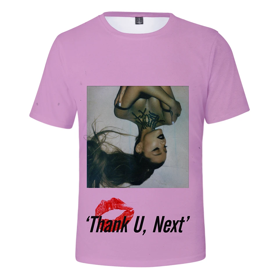 

LUCKYFRIDAY 3D Ariana Grande Print Casual Harajuku t-shirts Women and Men summer Clothes Hot Sale Short Sleeve Plus Size