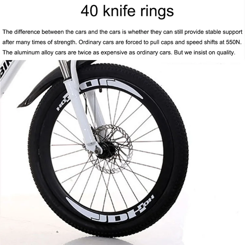 Cheap Mountain Bike Students Adult Speed Change Two-Disc Brake Shock Absorber 20-Inch Mountain Bike 2