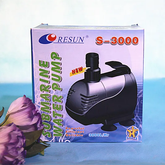 NEW RESUN S3000 60W 3000L/H Fish Tank Aquarium Submersible Fountain