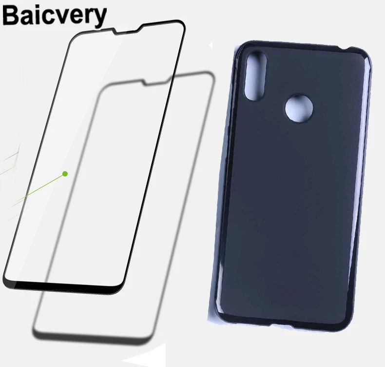 

Silione Case + Tempered Glass for Asus Zenfone Max Pro M2 ZB631KL ZB 631KL Cover Protection TPU Case Screen Protector