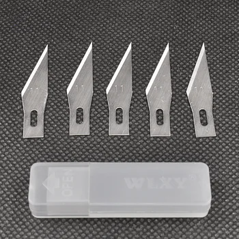 

20 PCS Stainless Steel Blades for Mobile Phone Films Tools Cutter Graver Crafts Hobby Knife DIY Scalpel Wood Carving PCB Repair